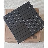 Akasya Ahşap Yer Karosu, ESPRESSO 30x30 cm, 10'lu Paket, 0.9 m&sup2; Yer Kaplama