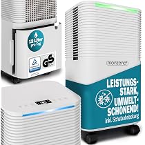 MONZANA Electric Dehumidifier 15-20m2 12l/day Led Display 24-Hour Timer Air Purifier Dehumidifier Bathroom Home MONZANA Electric Dehumidifier 15-20m2 12l/day Led Display 24-Hour Timer Air Purifier Dehumidifier Bathroom Home