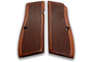 ZIB GRIPS ZibGrips Classical Series Browning Hi Power Holzgriffe, Browning Hi-Power Holzgriffe, HP 14 Griffe, Browning Hi Power Cachas – Empuñadura, Pistolengriff, Veteranengeschenk (Klassische Kirsche)