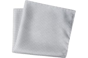 PB Pietro Baldini Fazzoletto da taschino motivo a quadri da uomo - Elegante fazzoletto da taschino per abito o giacca - 30 x 30 cm