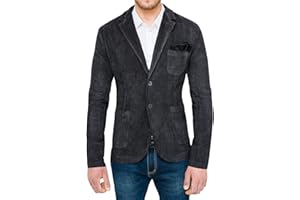 Evoga Giacca Uomo Velluto a Coste Casual Slim Fit Cappotto Bolero Invernale