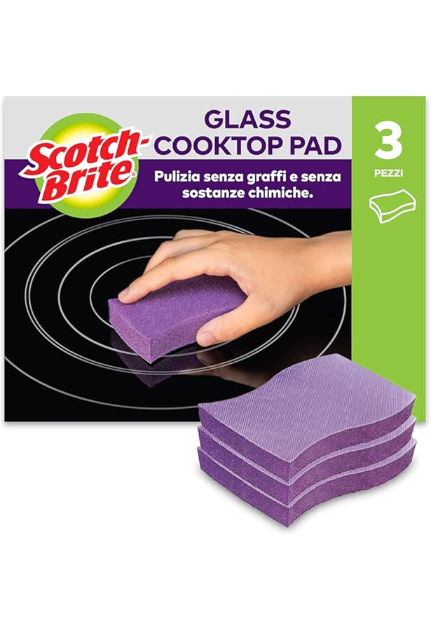 Spugna Per Piani Cottura Spontex - 1 Pezzo, Per Vetroceramica E Superfici Sensibili - Foto 10