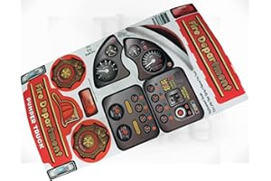 The Toy Restore Replacement Stickers fits Little Tikes Spray and Rescue Truck Firetruck Ride-on