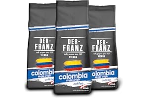 Der-Franz Colombia monorigine caffè, chicchi interi, 3 x 500 g