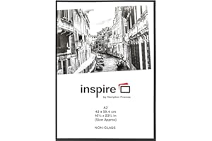 HAMPTON FRAMES Cadre photo format A2 The Photo Album Company - 42 x 59 cm - Noir - A2MARBL