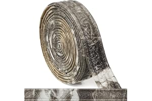 WAPANE Modanature da Parete Autoadesive con Rilievo – Bordure Decorative Adesive in Schiuma per Cucina e Bagno, Greca Adesiva Classica per Piastrelle e Specchi Marmo