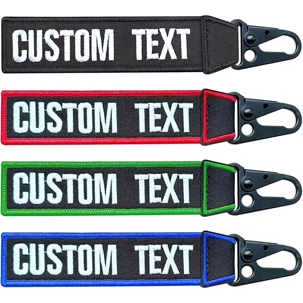 2A4 - Portachiavi Per Moto Tipo Honda, In Tessuto Ricamato, 120x35 Mm - Foto 11