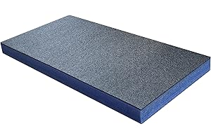 Shadow Foam Medium Sheet - 1000mm x 500mm | Schneiden und Abziehen Schaumstoff für Werkzeugkasten-Organisation (70mm, Blau)