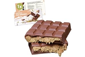 HAUSHALTO Dubai Schokolade - 100 Gramm Vollmilchschokolade mit Pistazie & Kanufa/Kadayif nach original arabischen Rezept