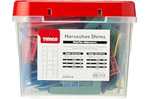 TIMco SHIMTUB Cale pour baignoire en plastique Assortiment de couleurs