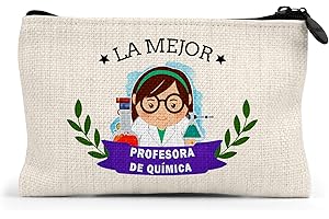 Planetacase - Monedero Personalizado - La Mejor Profesora De Quimica del Mundo Regalo Original Profesores Personalizado
