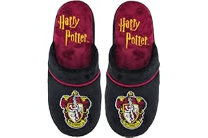 Cinereplicas Harry Potter Kapcie – Cuff Clog – Pillow Walk – trwała jakość premium, dla dorosłych (M/L, Gryffindor)