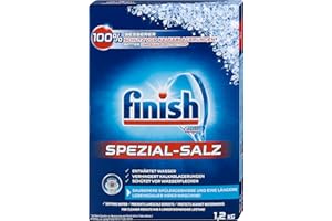 Zama4Zingo Finish Spezial Salz Calgonit 1,2kg | Spülmaschinensalz zum Schutz vor Kalkablagerungen, Wasserflecken, saubere Ergebnisse und längere Maschinenlebensdauer (1er Pack)
