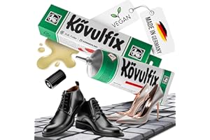 Langlauf Schuhbedarf Kövulfix Schuhkleber 120g – Kontaktkleber extra stark & wasserfest – Lederkleber für Sohlen, Gummi, Textil, Kork – Made in Germany – Profi-Kleber zur Schuhreparatur