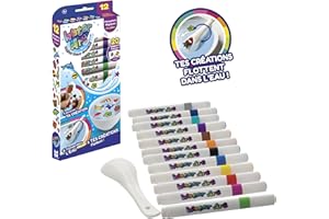 Silverlit Da Vida Dibuja y sumerge la Figura – 12 rotuladores – Set de Water Art con Pegatinas – Manualidades y Entretenimiento – A Partir de 3 años, Color 1 Cuchara (54017)