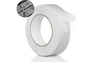 Fruitlet® Ruban Adhésif Antidérapant Transparent 10 m x 2 cm, Bande Antiderapante Escalier, Bande Adhesive Antiderapante pour Extérieur et Intérieur, Ruban Antidérapant Transparent Imperméable