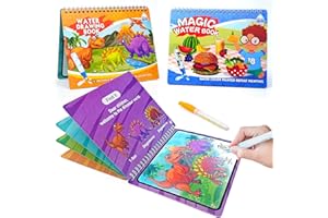 OSLINE Arts and Crafts for 2 3 4 Year Olds Boys Girls,Water Magic Painting Book for Kids Toddler Toys for 2 3 Year Old,Educational Learning Toys for 1-4 Year Old,Birthday Gifts for Toddler Travel Toys