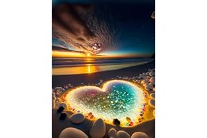 Lunyloer Diamond Painting, Dämmerung Diamond Painting Set,Diamant malerei Kits Mosaikherstellung für Erwachsene DIY Diamant Kunst Handwerk für Home Wand Décor 30x40cm