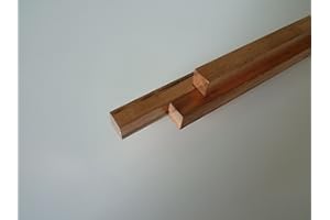 B&T Metall Copper E CU Square Rods 6 x 6 mm, Length Approx. 1 m (1000 mm +0/- 5 mm)