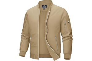 MAGCOMSEN Veste fine pour homme - Veste d'été légère - Veste mi-saison sportive - Blouson d'affaires - Automne