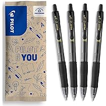 Penne Gel Nere 0,7 Mm – Set 6 Pezzi Con Impugnatura Morbida, Retrattili, Asciugatura Rapida