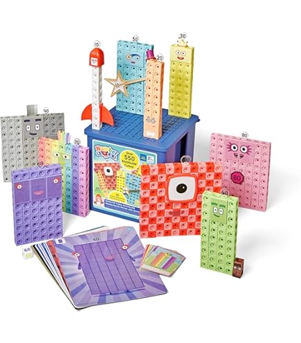 Learning Resources Numberblocks Treno Espresso Cubi MathLink età 3 4 5
