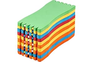 SAMSFX Fishing Leader line Holder Foam Board Snelled Hook Keeper with Pins Pack of 8