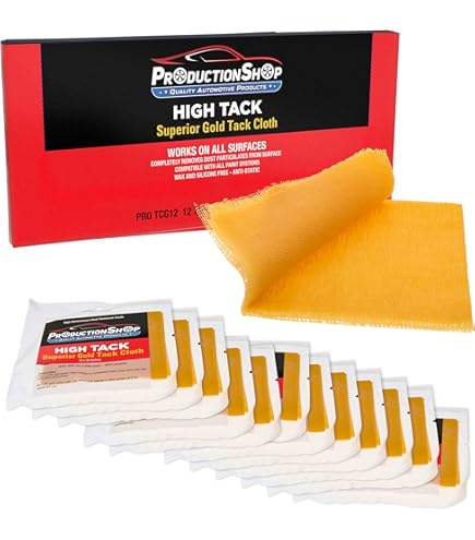 Dura-Gold - Pure Gold Superior Tack Cloths - Tack Rags  Box Of 36 Woodworking And Painters Professional Grade Removes Dust Sanding Particles Cleans Surfaces Wax And Silicone Free Anti Static