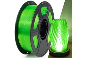 IEMAI Filamento PETG 1.75 mm, Verde Fluorescenza PETG 1.75 Filament per Stampante 3D, Dimensional Accuracy +/- 0.2mm, 1KG PETG