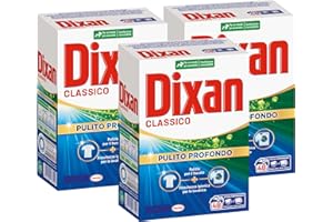 Dixan Detersivo Lavatrice Polvere Classico, 3 confezioni da 48 lavaggi