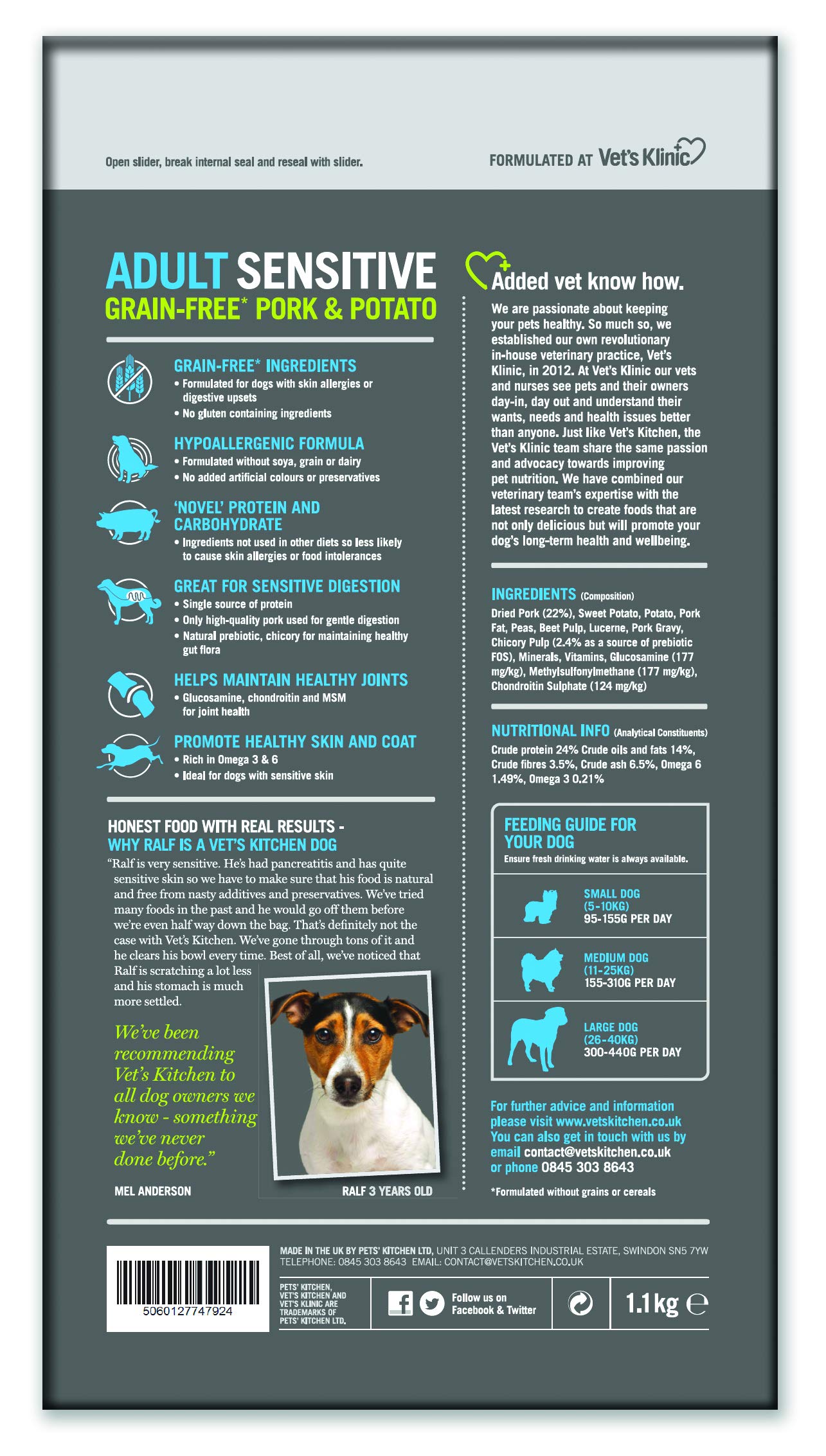 vets kitchen sensitive