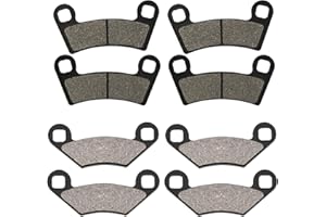 OuYi Las pastillas de freno delanteras y traseras de motocicleta son compatibles con POLARIS 800 Ranger RZR 2008-2014/S EFI 2009-2013/450 S Outlaw 2008/450 MXR 2009-2010/525 S 2008-2010/IRS 2008-2011