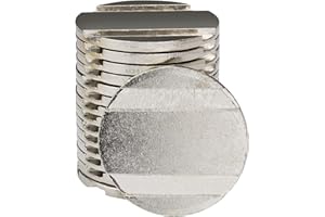 MÜNZER24 100 x Münzautomat Wertmarke pd25, profiliert, 25mm x 2mm, Token für Münzgerät (Vernickelt)