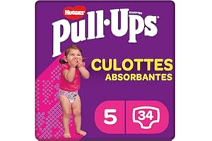 Huggies Pull Ups Explorers chłonne majtki, rozmiar 5 – 1,5 do 3 lat (12-17 kg), dziewczynki 3 x 34