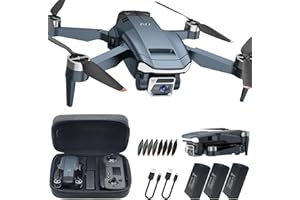 2650 ft Control Range Super Enduring Brushless Motor Drone with 84 Mins Super Long Flight Time, Drone with 4K HD Camera for Beginners, CHUBORY A77 WiFi Quadcopter, Follow Me, Auto Hover, 3 Batteries
