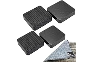 WENHUAZAI 12 PCS Rug Grippers for Carpeted Floor – Non Slip Rug Pads with Strong Adhesive – Reusable & Washable Carpet Gripper for Rugs on Carpet, Tile, Wood, Laminate – Anti Curl Rug Fixers for Corners & Edges