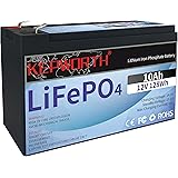 12V 10Ah LiFePO4 Batteria al litio ricaricabile a ciclo profondo, BMS incorporato, utilizzata per sistemi di allarme, UPS di 