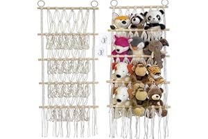 qimeyu aufbewahrung kuscheltiere,Kuscheltier Hängematte,Netz für Kuscheltiere,4 Etage Kuscheltier Aufbewahrung,Hängend Stofftier Aufbewahrung Netz für Kinderzimmer Wohnzimmer Schlafzimmer