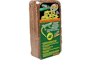 Zoo Med Eco Earth Compressed Coconut Fiber Substrate Reptiles 1 Brick - 3 Pack