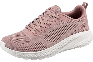 Skechers Bobs Squad Chaos Face Off, Zapatillas de Deporte Mujer