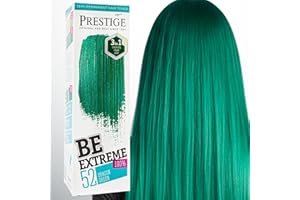 Vip's Prestige Be Extreme | Tonique capillaire semi-permanent Couleur 52 Green Dragon | Donne de la couleur aux cheveux décolorés ou gris | Résultat temporaire | Sans ammoniaque, sans parabens et PPD