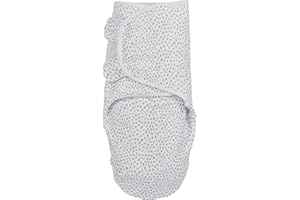 MEYCO Baby Cheetah, primo equipaggiamento per neonati (sacco a pelo per bambini da 0 a 3 mesi, morbido comfort per il sonno, traspirante e assorbiumidità, aiuto per il sonno), grigio chiaro