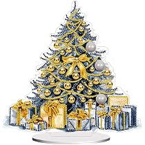Set Creativo Diamond Painting 5D Natalizio - 12 Ciondoli Portachiavi Fai Da Te Per Bambini - Kit Completo Con Strumenti - Decora L'Albero O Crea Regali Unici