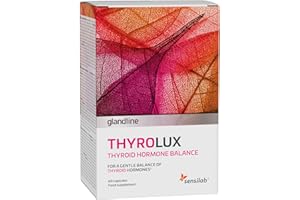 Tiroide - Compresse di iodio - L-tirosina, Iodio, Selenio, Magnesio, Schisandra, Zinco- Nutrienti e minerali di origine vegetale - 60 capsule - Thyrolux Sensilab