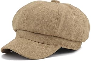 Gisdanchz Boinas para Mujer Estilo Simple Sombrero Octogonal Aire Libre Accesorios