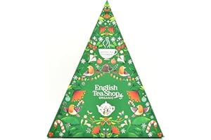 ENGLISH TEA SHOP Calendario de Adviento verde triangular