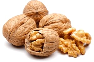 NATURAL FOOD Valnötter i skal - obehandlade, naturligt veganska - värdefulla essentiella fettsyror - för müsli, desserter eller sallader - storpack 5 kg