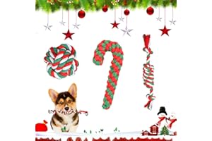 Niumowang 3 pcs Jouet de Noel pour Chien,Jouet pour Chien à mâcher,Cadeau Chien Noel,Noël Jouet pour Chien,Convient aux Jouets pour Animaux de Compagnie de Noël. (Size B)