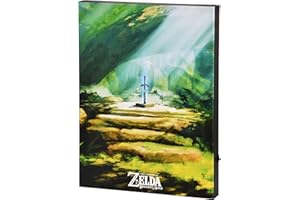 Elbenwald Zelda Masterschwert Wandbild mit Licht batteriebetrieben 30 x 40 x 3,8 cm