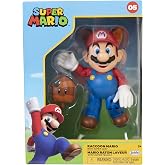 Nintendo Super Mario Figure in Raccoon Mario Collection Box, 10 cm